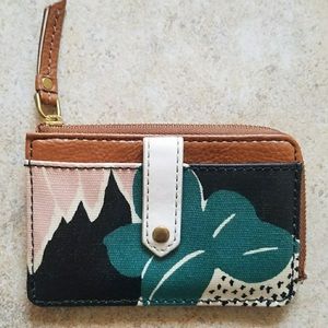 FOSSIL Floral Card Wallet